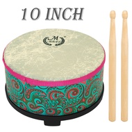 10 inch sàn gỗ Tom trống cho trẻ em Đồ chơi giáo dục âm nhạc tay trống