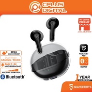 SoundPEATS Clear Pods Transparent Series Semi-in-ear True Wireless Earbuds Bluetooth 5.3 Dual ENC Mi