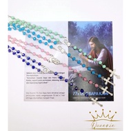 Rosary & Prayer Sheet Package 77x Our Father | Czech Rosary Beads 6mm