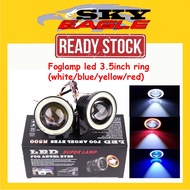 foglamp led  3.5inch  ring white/blue/yellow/red