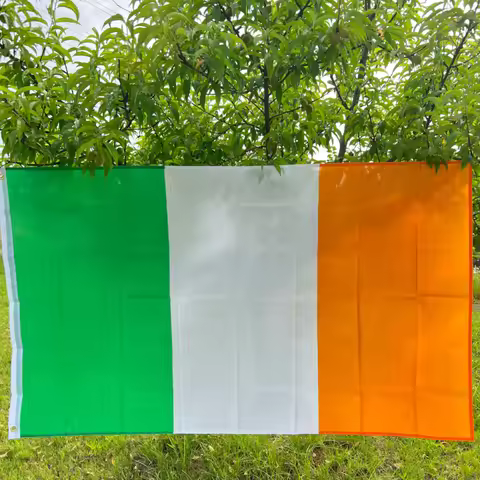 Ireland Flag 90X150cm 3x5ft Hanging polyester green white orange IRE IR IRISH ireland National Count