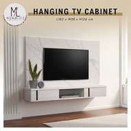 Monolife 6ft Hanging TV Cabinet With Led / Wall Mounted TV Cabinet / Living Room - TV 1630