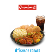 Chowking Sweet & Sour Pork Lauriat with Drink (SMS eVoucher)
