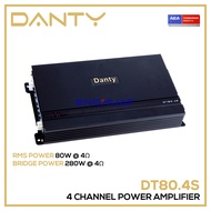 DANTY DT-80.4S | 4 Channel Power Amplifier | Original DANTY Car Amplifier 4CH Power Amp 4 Channel Am