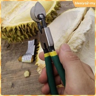 [BlesiyaedMY] Durian Peel Breaking Tool Durian Opener Sheller Clamp Rustproof 7.87'' Manual