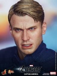全新 HOT TOYS MMS174 復仇者聯盟 美國隊長 Captain America 年輕頭雕