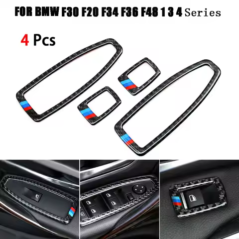 4-Piece Loading Door And Window Switch Frame Is Applicable To BMW F20 F30 F34 f36 F48 1 3 4 Series D