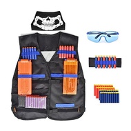 Nerf Tactical Equipment Elite Kit for Nerf Gun Accessories Tactical Suit with Bullet Clip Mask for E