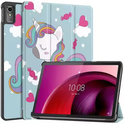 Case for Lenovo Tab M10 5G 10.6 10 6 inch 2023 Cute Unicorn Butterfly Painted Hard PC Back Cover for