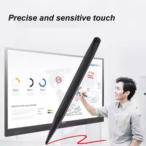 Teaching Screen Pen Electronic Whiteboard Pen Double Tips Capacitive Touch Screens S tylus Abs Conve