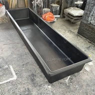 NEX 8 x2x1 Black Fiberglass Fish Tank Water Pond Aquarium Heavy Duty Kolam Ikan Tangki Air Akuarium 