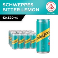 Schweppes Bitter Lemon (12 x 320ml) - Case (Halal)