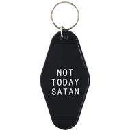 Motel Key Tag Gifts Not Today Satan Keychain Unique Hotel Style Motel Keychain Funny Gag Gifts for h