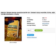 TEKNIK RAHSIA SHADOW ENTRY BY TOKMAT GOLD HUNTER (Total size: 317.6 MB Contains: 10 files)