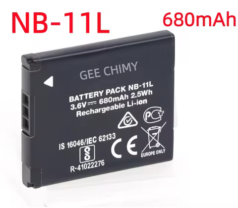 High qualit 680mAh NB-11L Camera Battery or Charger For Canon PowerShot A3400 A3500 A4000 SX430 SX42