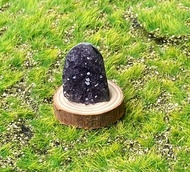 小小能量擺件-天然小小迷你滿天星紫晶鎮 紫水晶 辦公室 療癒