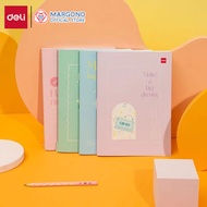 Deli x AGNEZ MO Premium Notebook B5 Long Boxy/ 60 Sheets Sewing Notebook EN027 - 1 pcs