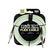 Ernie Ball 6437 Straight to Straight Flex Instrument Cable 20FT 6.10 Meters Glow in Dark