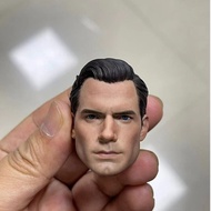 1/6 Superman Henry Cavill Head Sculpt Model Fit 12'' Male Action Figure Body