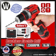 XTITAN 23+1 2300RPM Brushless Cordless Impact Drill Hammer Drill 110N Torque Driver Impact Cordless 