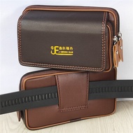 AT/🧨Wrist Hanging Men's Mobile Phone Bag Belt Waist Bag Cross Waist Wallet for the Elderly Mobile Phone Bag Sets6Inch7In
