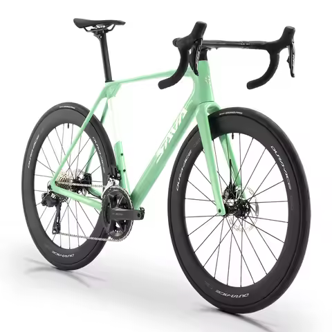 SAVA AEROX SLR7 Full Carbon E-Shift Road Bike Ultralight 7.7kg Race Road Bike with SHIMAN0 105 7170 