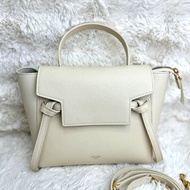 CELINE Belt 奶油白鯰魚包