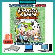 【Playstation 1 Emulator Games】PS1 Harvest Moon Back To Nature Farming Game Wedding Petting Harvesting Slow Life Game