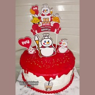 Kue Ulang Tahun unik Lucu tema Mixue serpong BSD Tangerang Selatan