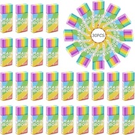 Eraser Set, 30 Pieces, 2B Children's Rainbow Eraser, Colourful, Soft for Schools, Sketches, Office, 