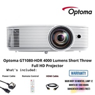 Optoma GT1080-HDR 4000 Lumens Short Throw Full HD Projector