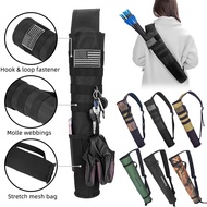 Ready Stock-Oxford Archery Crossbow Arrow Quiver Holder Archery Quiver Bag Adjustable Shoulder Strap Waist Hanging Bow Storage Pouch