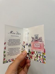 (100%全新) Miss Dior Eau de Parfum 香水試用裝 tester
