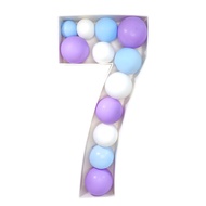 93 Giant Birthday Figure 0-9 Balloon Filling Box 18th Birthday Decor Number 30 40 50 Balloon Frame A