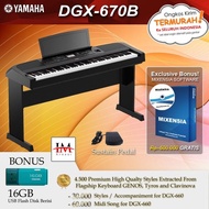 Yamaha Dgx670 - Dgx 670 Digital Piano -Penerus Dgx660 660