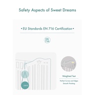 [Palette Box] - Sweet Dreams 7-in-1 Baby Cot + King Koil Baby Mattress