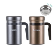 ZEBRA Picnic III Vacuum Water Cup 0.45 Liters With Tea Filter Coffee Keep Hot Cool 912716 Thaweechai