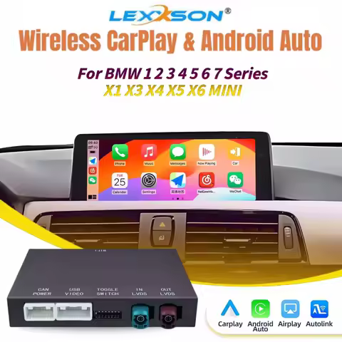 Wireless CarPlay For BMW NBT CIC 1 2 3 4 5 7 Series F22 F10 F01 F02 X3 X4 F25 F26 MINI X4 X5 X6 F56 