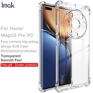 華為 榮耀 Huawei Honor Magic 3 Pro 5G --- IMAK 全包防摔軟套-氣囊版 (四角加厚 TPU) 透明 手機軟套 保護殼 +送 透明保護膜 Mon貼 Shock-Res