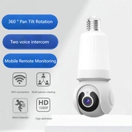 หลอดไฟ E27 3MP กล้องในร่ม2 In 1 Wi-Fi กล้องวงจรปิดเพื่อดูแลความปลอดภัยสองวิธีพูดคุยกล้องรักษาความปลอดภัยกันน้ำกลางแจ้ง