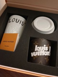 全台缺貨款 正品 含袋  LV 路易威登 LOUIS MONOGRAM 瓷杯 馬克杯 玻璃杯 收藏