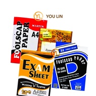 Master A4 70gsm Foolscap Paper / 80gsm Foolscap Paper