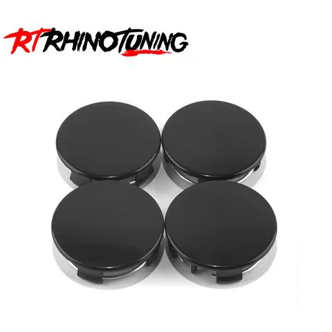 RhinoTuning 2/4PCS OD 57.7mm/2.27" ID 51.2mm/2.02" Car Hub Hubcap For 2012-2020 Model S/X/3 6005879 