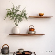 Pendakap Pembahagian Minimalis Moden Hiasan Kayu Pepejal Paparan TV Dinding Dilekapkan di dinding Ra