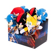 Sonic 3 Movie 9-Inch Plush - Soft & Cuddly Sonic, Tails, Knuckles, & Shadow Plush Toys