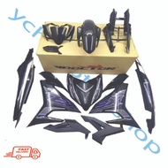 YAMAHA Y15 Y15ZR V2 Y15 V2 Y15 ZR V2 DOCTOR BLACK EX EXCITER PURPLE HITAM COVER SET STICKER TANAM ST