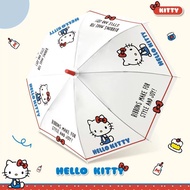 Joyncleon Sanrio Hello Kitty phụ nữ đẹp trong suốt mờ ô dài cầm tay dễ thương HelloKitty ô