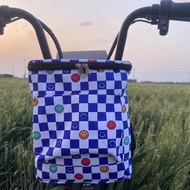 Bicycle Basket Bicycle Basket Foldable Portable Front Basket Waterproof Canvas Basket