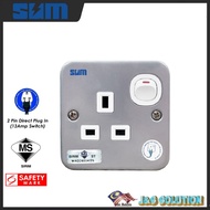 SUM S113 1G Metal Clad 13A Switch Socket