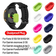 Silicone Dustproof Plug Cover Charger Case for Garmin forerunner 945/935/245/245M/45/45S Fenix 6 6S 6X 5 5X 5S / Vivoactive 3 / 4